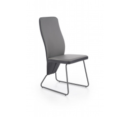 Jídelní židle K300, černá/sv. šedá/šedá