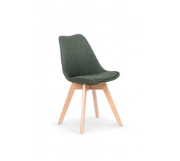 Jídelní židle K303, tmavě zelená