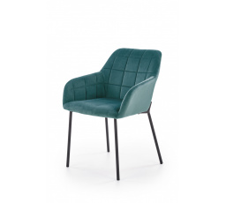 Jídelní židle K305, tmavě zelený Velvet