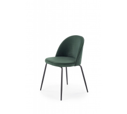 Jídelní židle K314, černé/zelená