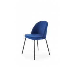 Jídelní židle K314, černá/tmavě modrá