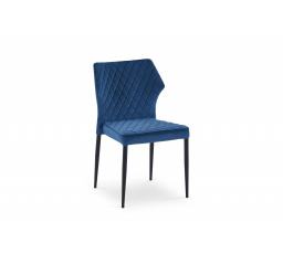 Jídelní židle K331, černá/tmavě modrá