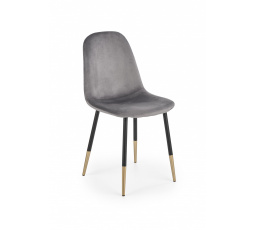Jídelní židle K379, šedý Velvet