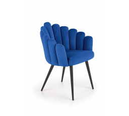 Jídelní židle K410, tmavě modrý Velvet 