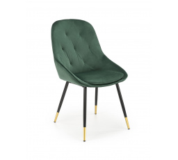 Jídelní židle K437, tmavě zelená
