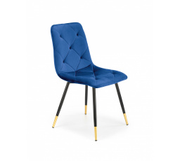 Jídelní židle K438, tmavě modrý Velvet