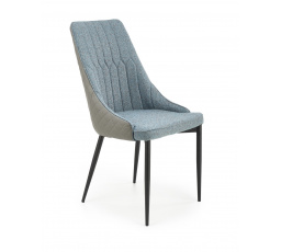 Jídelní židle K448, šedá/modrá
