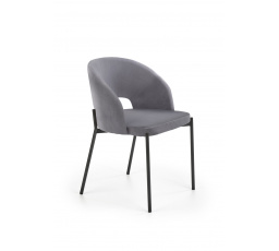 Jídelní židle K455, šedý Velvet