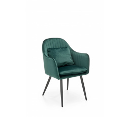 Jídelní židle K464, Zelená/Černá