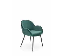 Jídelní židle K480, Zelená/Černá