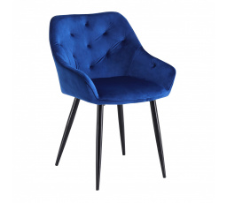 Jídelní židle K487, Modrá/Černá