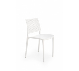Jídelní židle stohovatelná K514, Bílá