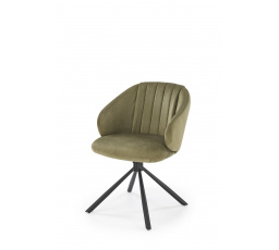 Jídelní otočná židle K533, Olivová/Černá