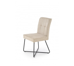 Jídelní židle K534, Béžová/Černá