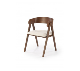 K562 židle ořech / světle béžová