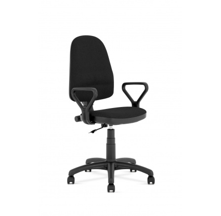 Kancelářská židle BRAVO, černá, OBAN EF019 (1ks=1ks)