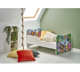 Dětská postel HAPPY JUNGLE, vícebarevná