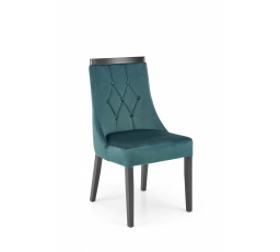 Židle ROYAL černá / kohoutek: MONOLITH 37 (c.zelená)