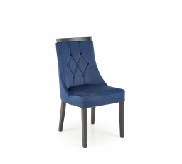 Židle ROYAL černá / kohoutek: MONOLITH 77 (tmavě modrá)