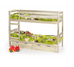 Patrová dětská postel SAM, dřevěná 