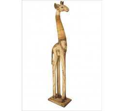 Žirafa stojící  textura bílá