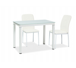 Jídelní stůl GALANT, 100x60 cm, bílý
