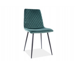 Jídelní židle IRYS Velvet, zelený Bluvel 78