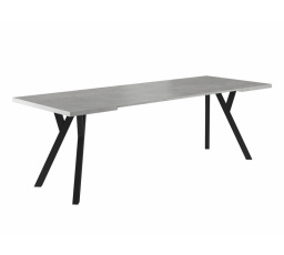 Jídelní stůl MERLIN, beton/černý