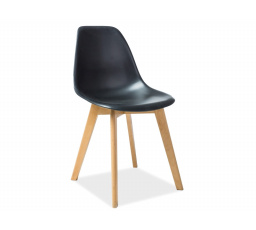 Jídelní židle MORIS, buk/černá