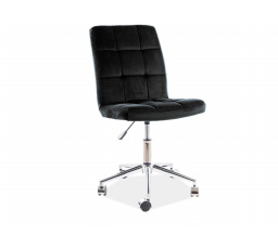 Kancelářská židle Q-020 Velvet, černý Bluvel 19