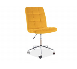 Kancelářská židle Q-020 Velvet, Curry Bluvel 68