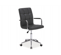 Kancelářská židle Q-022, šedá ekokůže