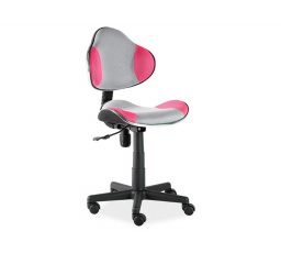 Dětská židle Q-G2, růžová/šedá