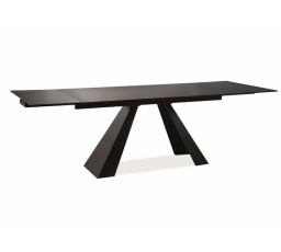 Jídelní stůl SALVADORE, černý mat - 160(240)x90