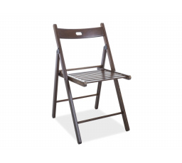 Skládací židle SMART II, tmavý ořech