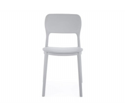 Jídelní stohovatelná židle TIMO, Světle šedá