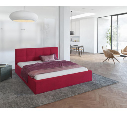 Čalouněná postel RINO - Paris, barva: vínová