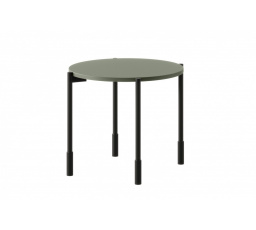 Kulatý konferenční stolek Sonatia 45 cm - olivový