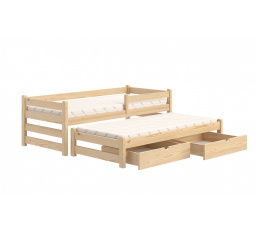 Dětská postel výsuvná Alis DPV 001 - Borovice, 80x180