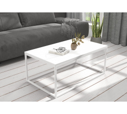 Konferenční stolek NARISA 100x60 Bílá+Bílá
