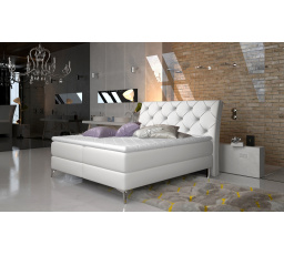 Čalouněná postel - boxspring ADEL, Soft 17, 180x200 cm