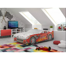 Dětská postel Auto s matrací, Racer