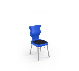 Židle Classic Soft velikost 2, sedák modrý/opěradlo bílé