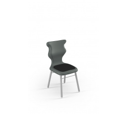 Židle Classic Soft velikost 2, sedák šedý/opěradlo bílé