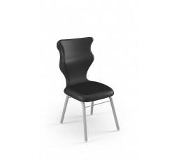 Židle Classic Soft velikost 4, sedák černý/opěradlo bílé