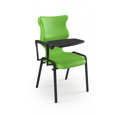 Židle studentská Plus velikost 6, Zelená/Šedá 