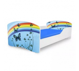 Dětská postel Motýlci, 160x80 cm