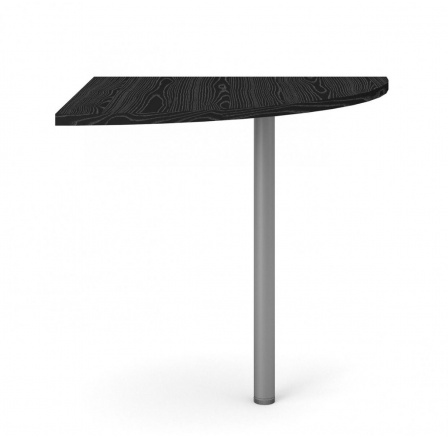 Rohový díl ke stolu Office 458 černá/silver grey