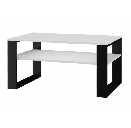 Konferenční stolek SAVA 1, Bílá/Černá