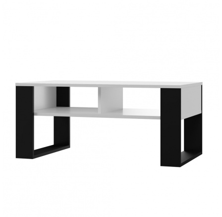 Konferenční stolek SAVA 2, Bílá/Černá